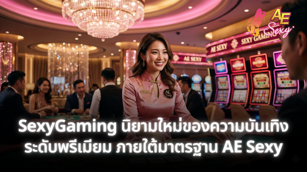 SexyGaming นิยามใหม่ของความบันเทิงระดับพรีเมียม ภายใต้มาตรฐาน AE Sexy