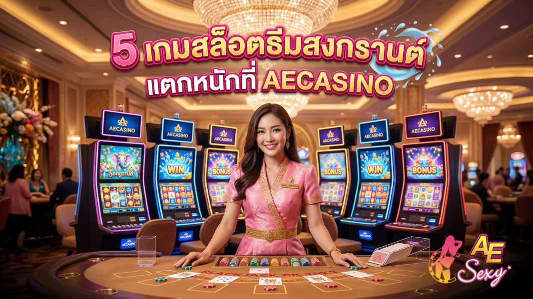 5 เกมสล็อตธีมสงกรานต์ แตกหนักที่ aecasino สล็อต อัปเดตปี 2026