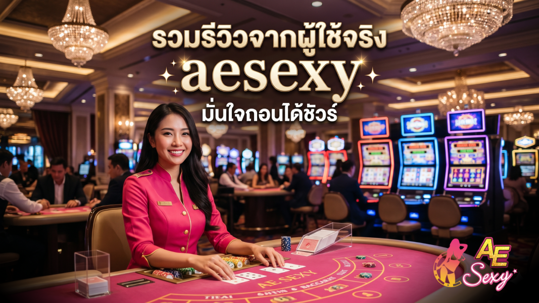 รวมรีวิวผู้ใช้จริง aesexy เว็บคาสิโนออนไลน์เชื่อถือได้ ถอนเงินไว 2026