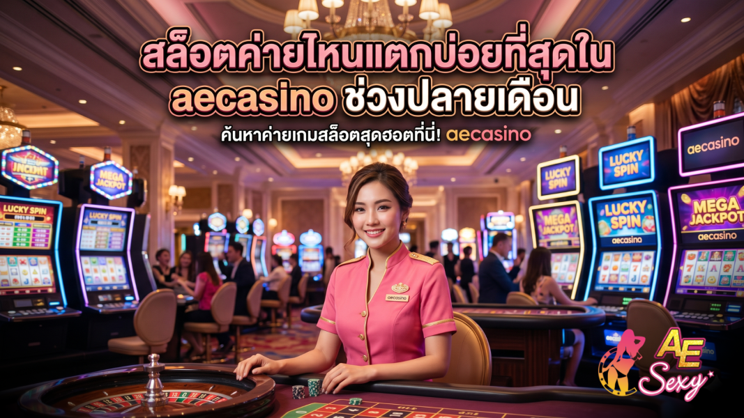 สล็อตค่ายไหนแตกบ่อยที่สุดใน aecasino ปลายเดือน 2026 พร้อมเทคนิคปั่นสล็อตให้ได้กำไรจริง