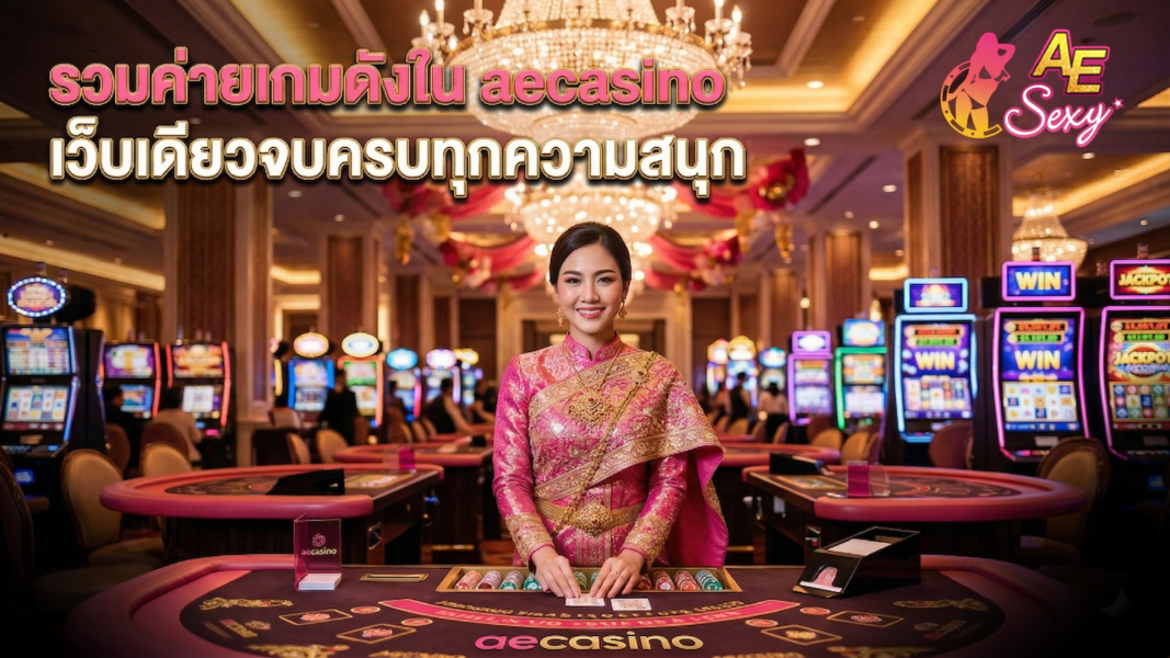 รวมค่ายเกมดังใน aecasino เว็บเดียวจบครบทุกความสนุก อัปเดต 2026