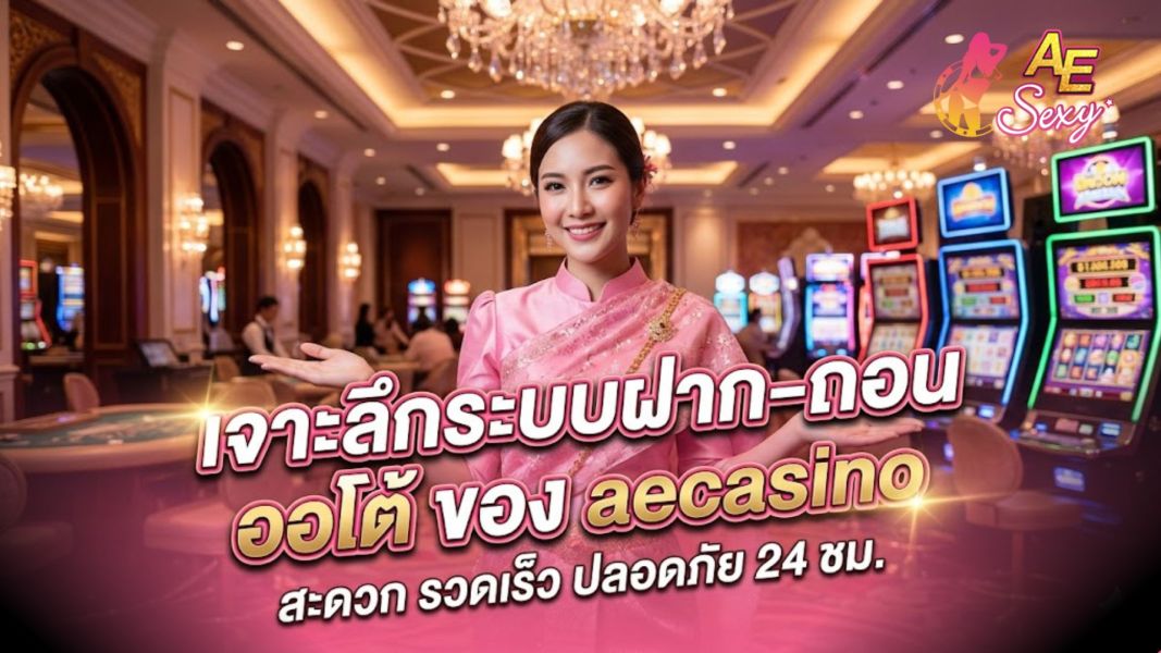 เจาะลึกระบบฝาก-ถอน ออโต้ ของ aecasino