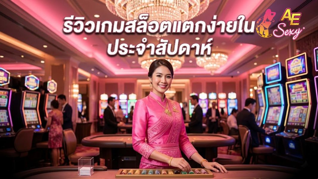 รีวิวเกมสล็อตแตกง่ายใน aecasino ประจำสัปดาห์ อัปเดตเกมใหม่ทำเงินง่าย 2026