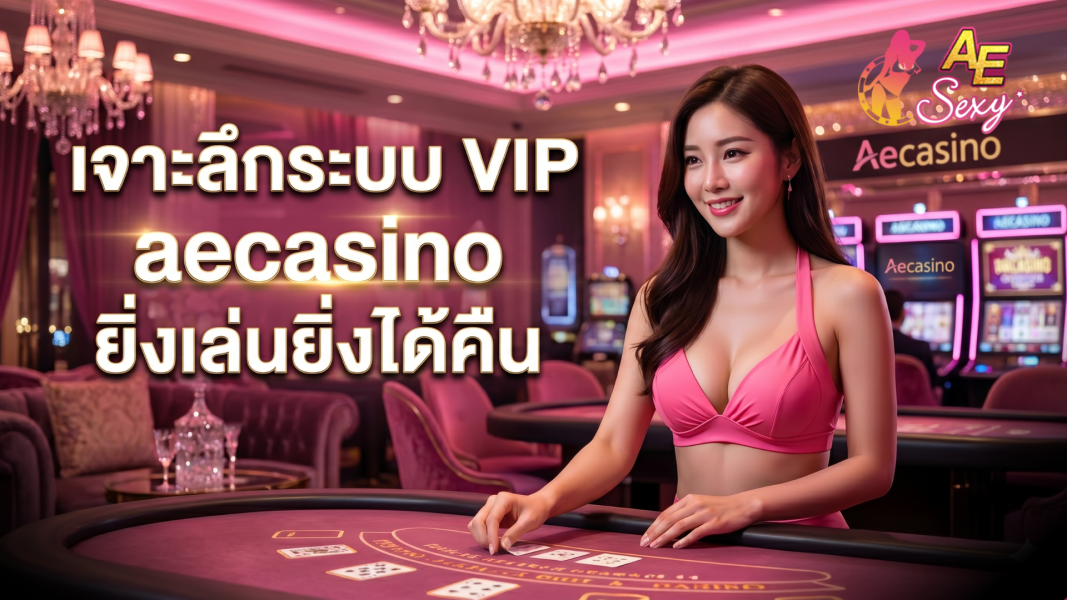 เจาะลึกระบบ VIP aecasino ยิ่งเล่นยิ่งได้คืน อัปเดตล่าสุด 2026