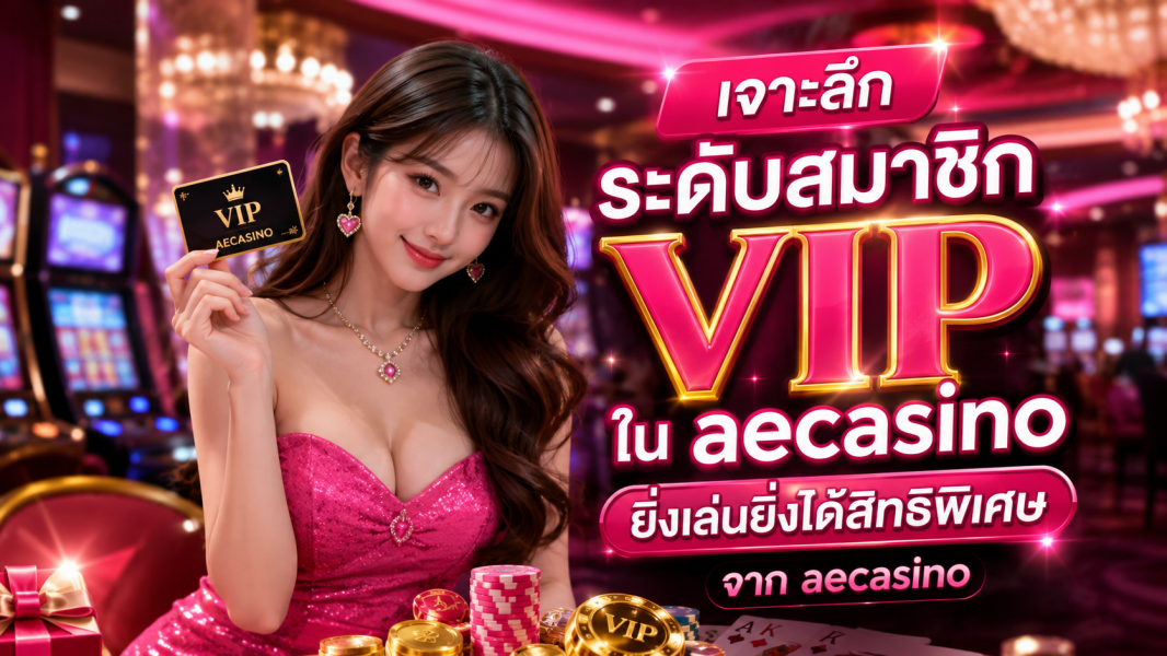 เจาะลึกระดับสมาชิก VIP ใน aecasino รับสิทธิ์เหนือระดับปี 2026