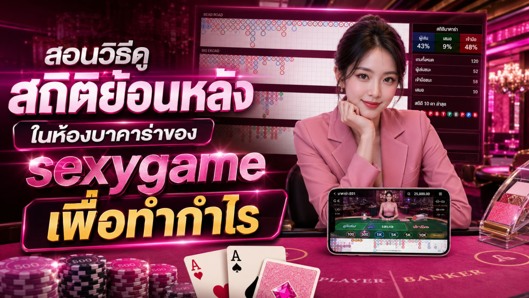 สอนวิธีดูสถิติย้อนหลังในห้องบาคาร่าของ sexygame เพื่อทำกำไรอย่างมืออาชีพปี 2026