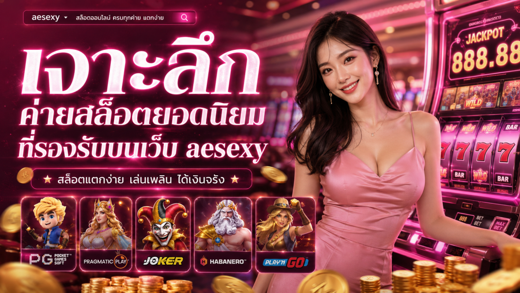 เจาะลึกค่ายสล็อตยอดนิยมที่รองรับบนเว็บ aesexy อัปเดตเกมแตกง่ายปี 2026
