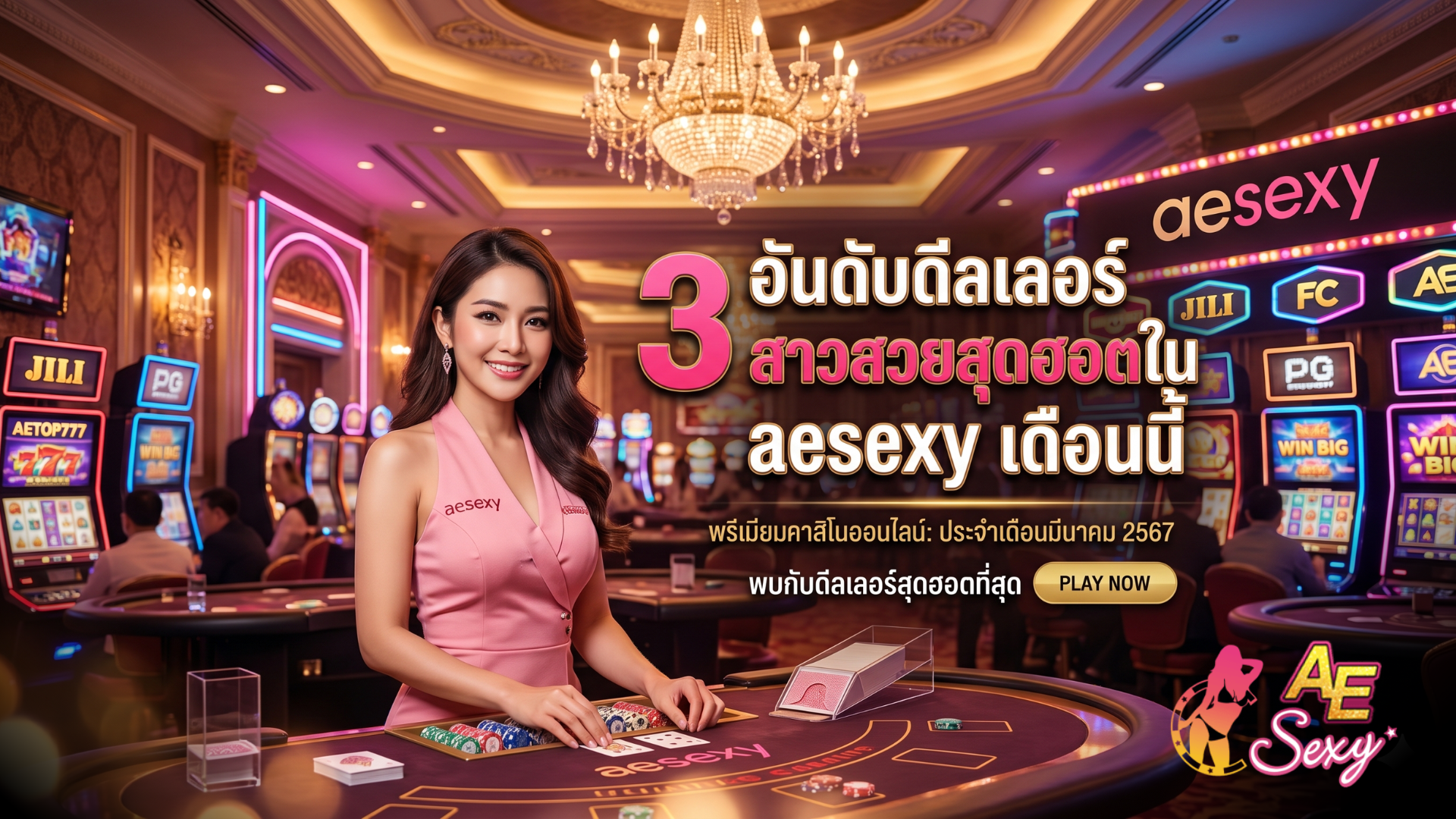 3 อันดับดีลเลอร์สดสาวสวยสุดฮอตใน aesexy เดือนนี้ 2026