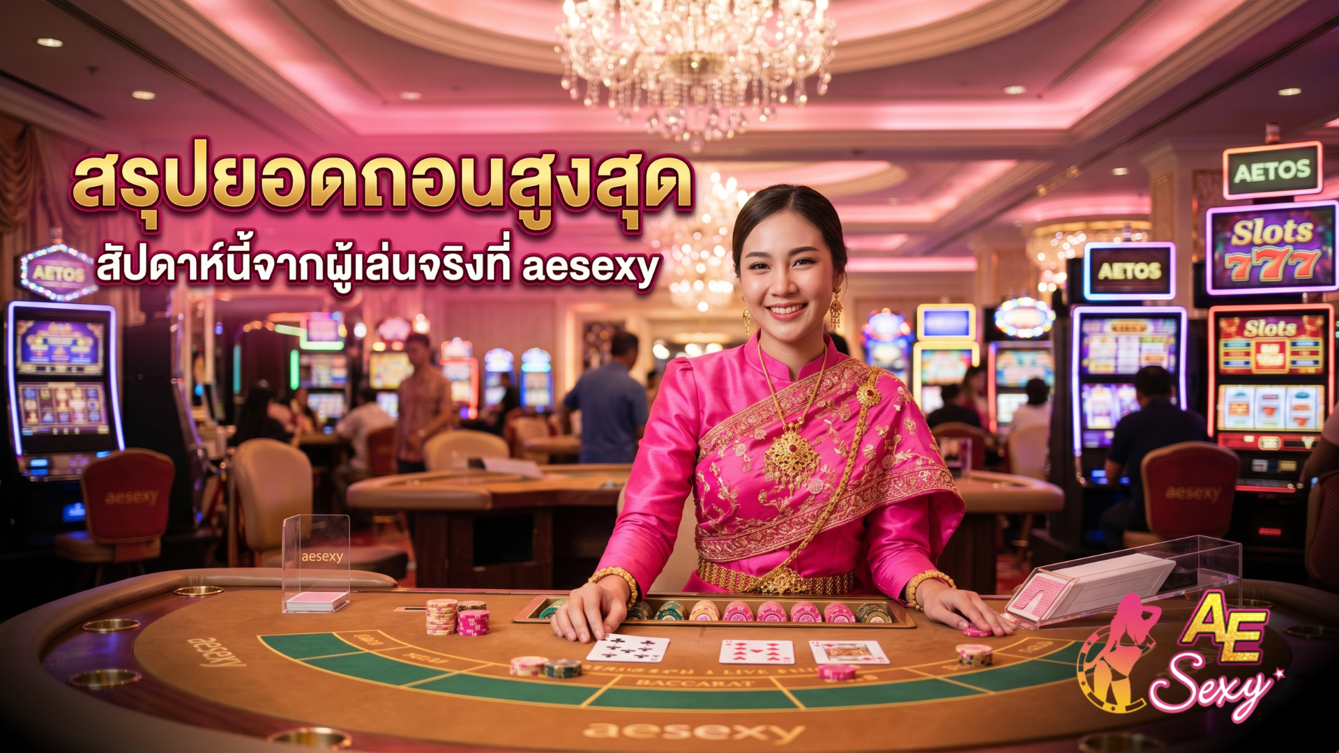 สรุปยอดถอนสูงสุดสัปดาห์นี้จากผู้เล่นจริงที่ aesexy รีวิวเว็บตรงจ่ายจริง 2026